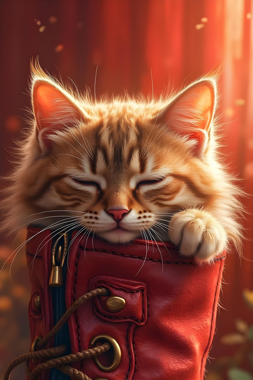 Download free HD stock image of Cat Sleeping Free cat sleeping pet illustration