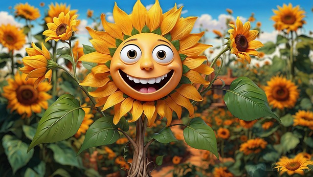 Free sun laugh radiant illustration