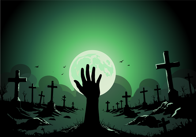 Free halloween horror zombie vector