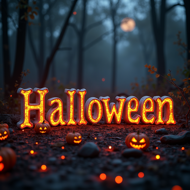 Halloween, Gresskar, Skummelt, Natur