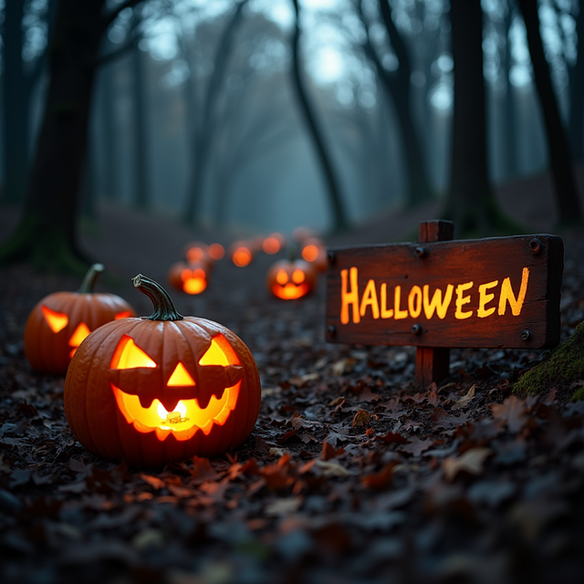 Halloween, Gresskar, Skummelt, Skummel