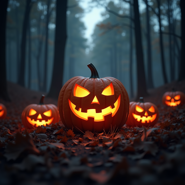 Gresskar, Sesongmessige, Halloween, Høst