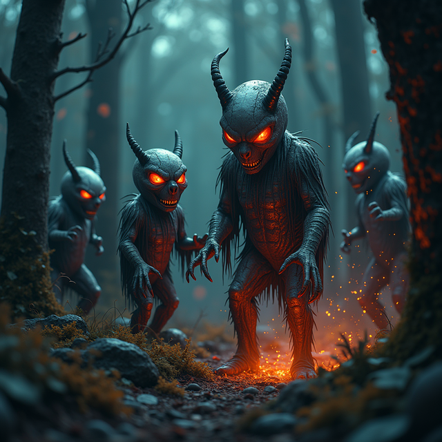 Demon, Djevel, Ond, Skjønnlitteratur