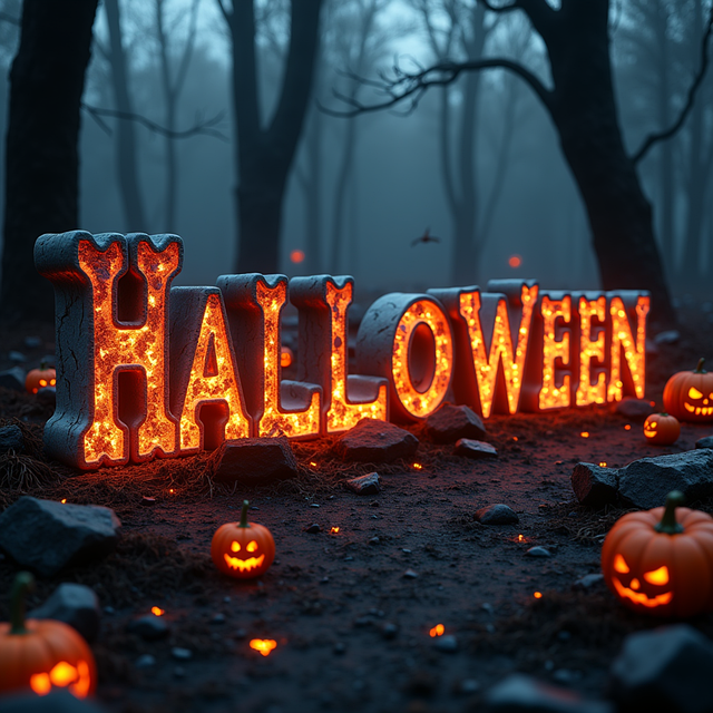 Halloween, Gresskar, Skummelt, Natur