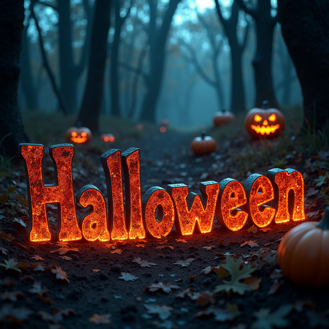 Halloween, Gresskar, Skummelt, Natur