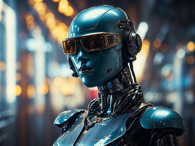 Free ai generated robot technology illustration