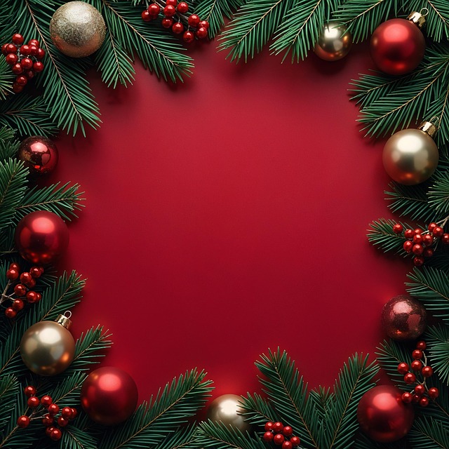 Free ai generated christmas background illustration