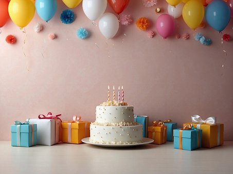 Free Cream Cake Birthday Cake illustration and picture