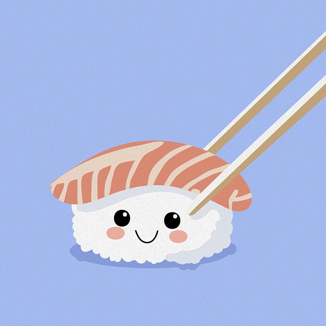 Free chopsticks restaurant japan contest illustration