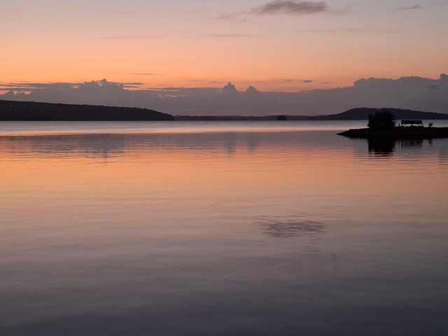 Solnedgang, Sø, Finland
