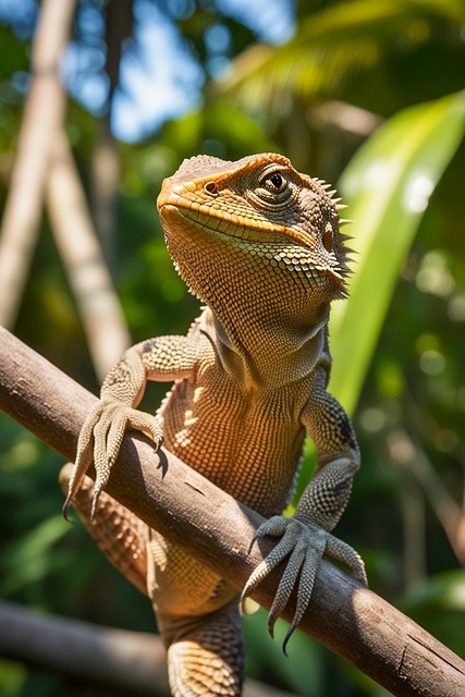 Free Ai Generated Lizard illustration and picture