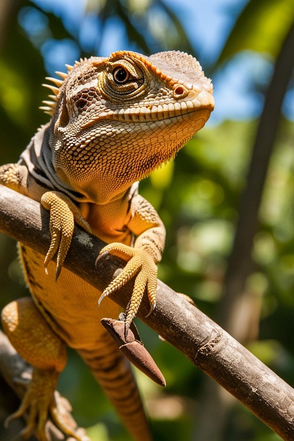Free Ai Generated Lizard illustration and picture