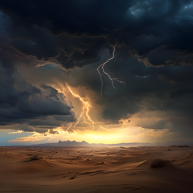 Download free HD stock image of Ai Generated Storm Free ai generated storm nature illustration