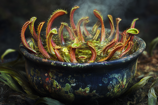 Free carnivorous plant plant nature illustration