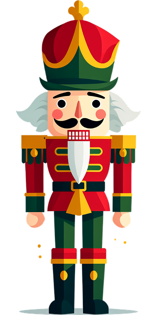 Free ai generated nutcracker christmas vector