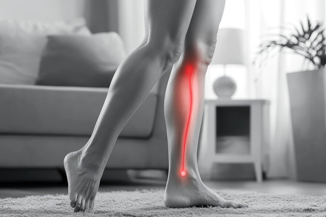 Free ai generated pain leg illustration