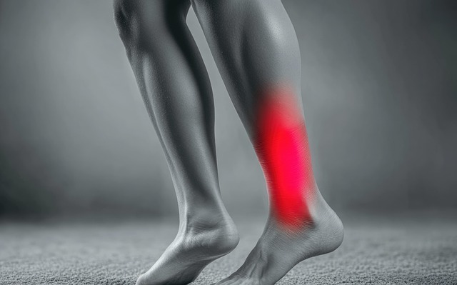 Free ai generated leg pain illustration
