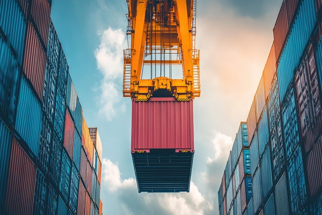 Free ai generated crane cargo illustration