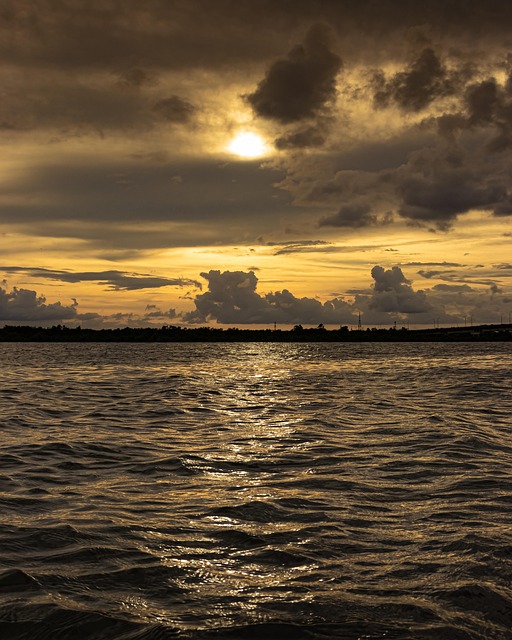 Noite, Pôr Do Sol, Natureza, Panorama