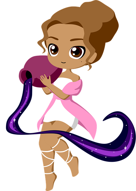 Free woman space galaxy illustration
