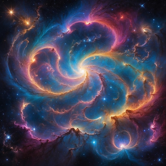 Free ai generated space galaxy illustration