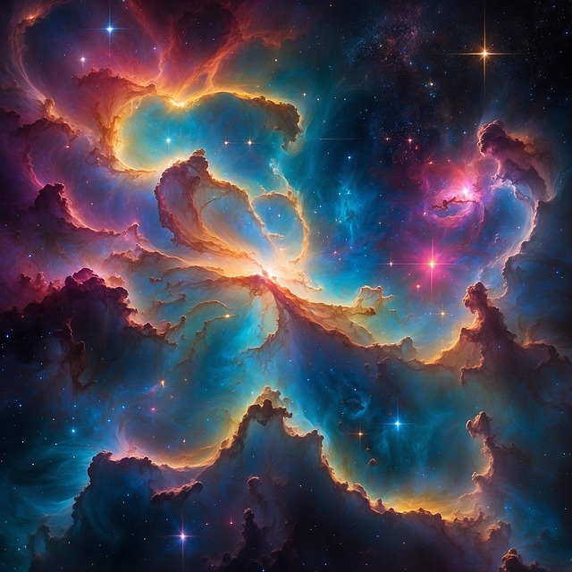 Free ai generated space universe illustration