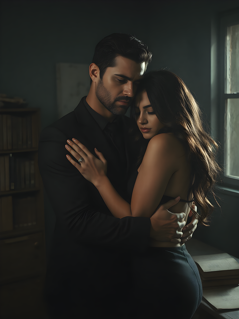 Free ai generated couple man illustration