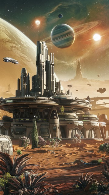 Ai Generiert, Kolonie, Science-Fiction