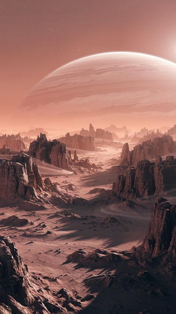 Free ai generated moon planet illustration