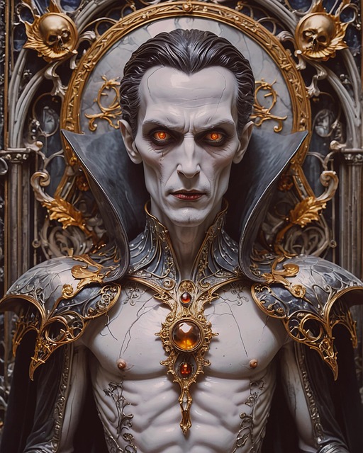 Download free HD stock image of Ai Generated Dracula Free ai generated dracula halloween illustration
