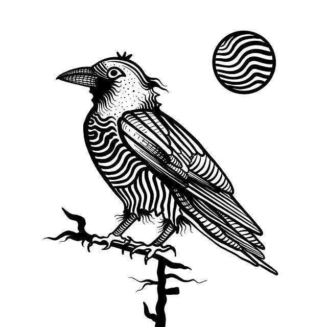 Free Crow Bird illustration and picture