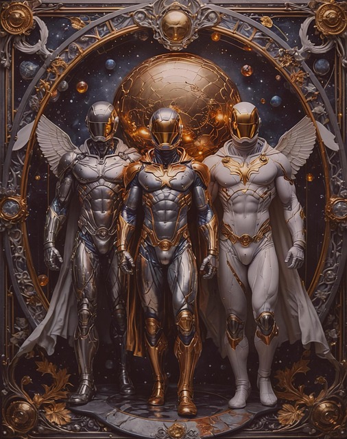 Ai Gerado, Super-Heróis, Astronautas