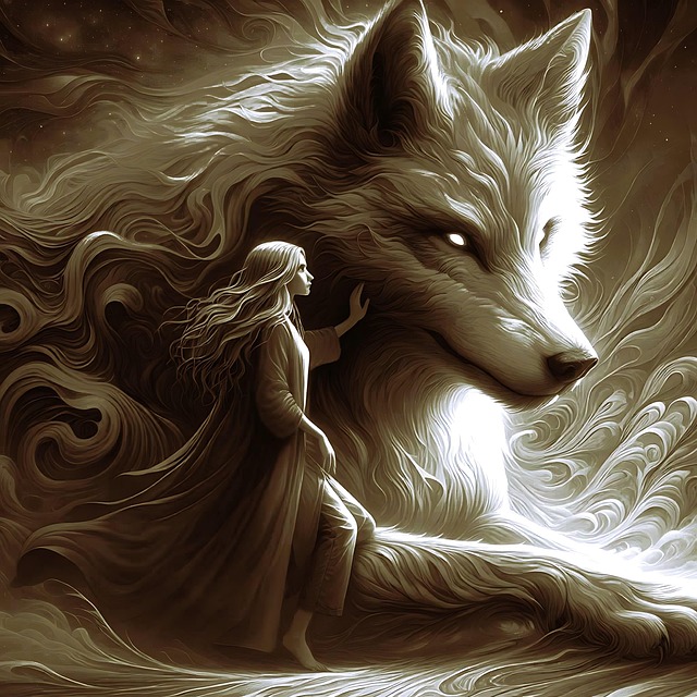 Free mystic fantasy magic illustration
