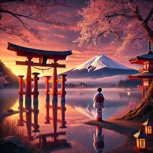 Japan, Landschaft, Berg, Vulkan, Natur