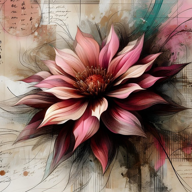 Free flower bloom pink illustration