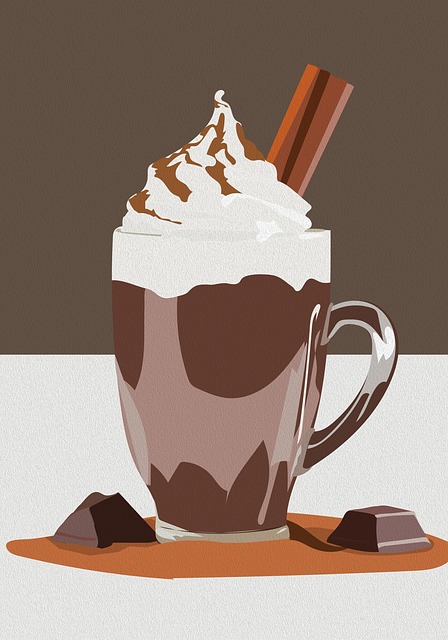 Free chocolate drink hot illustration