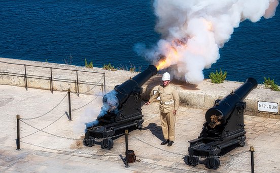 Malta, Militær, Kanon, Sparken