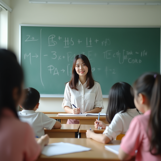 Ai Gerado, Coreano, Professora, Mulher