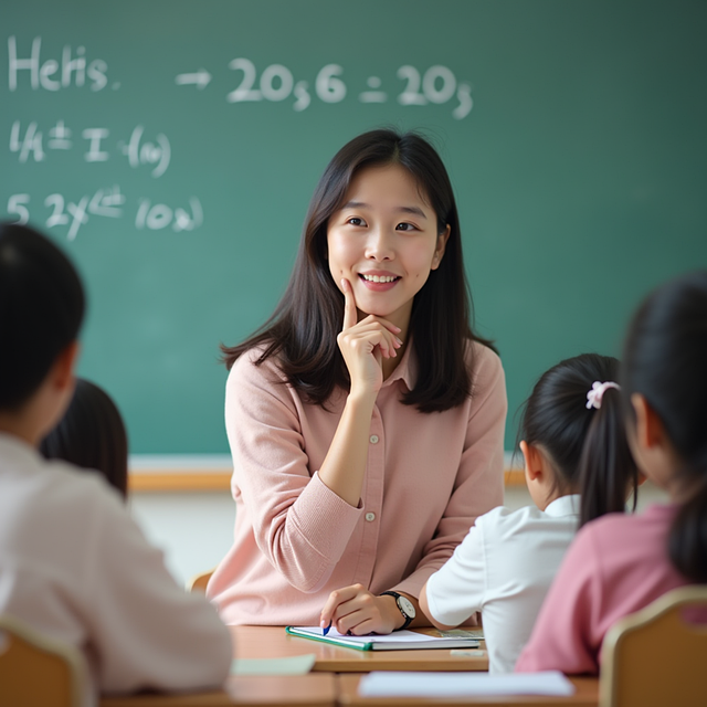Professor Coreano, Professora