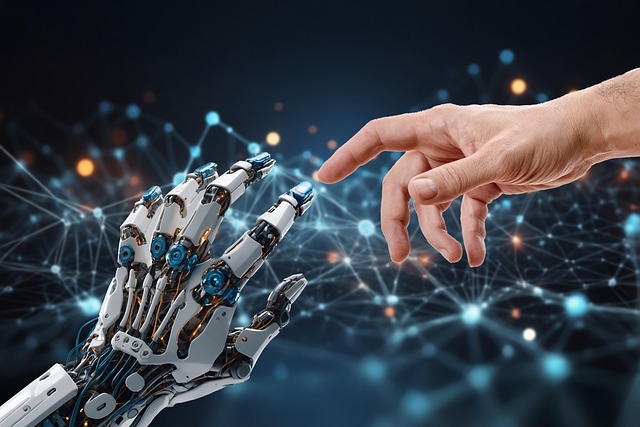 Download free HD stock image of Ai Generated Cyborg Free ai generated cyborg hand illustration