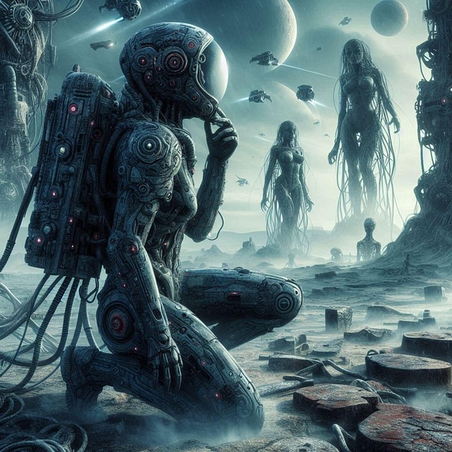 Free astronaut universe planet illustration