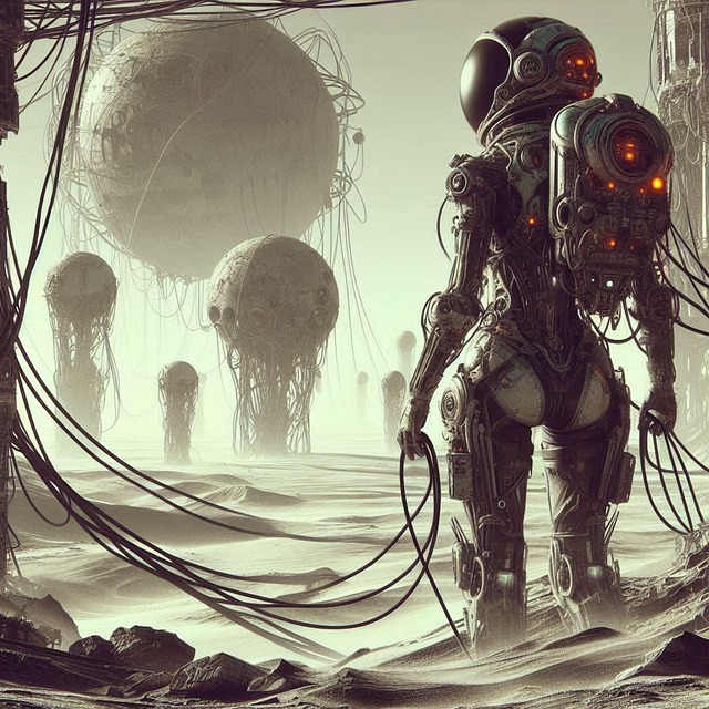 Free astronaut universe planet illustration