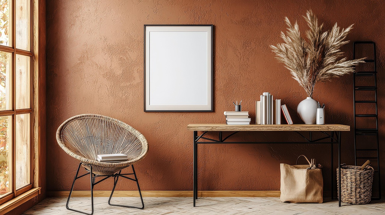 Free ai generated modern living room minimalist design illustration