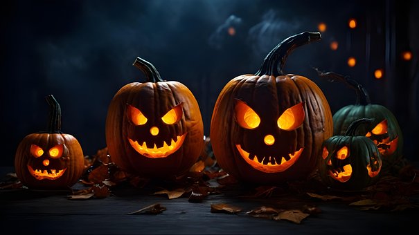 Halloween-Kürbisse
