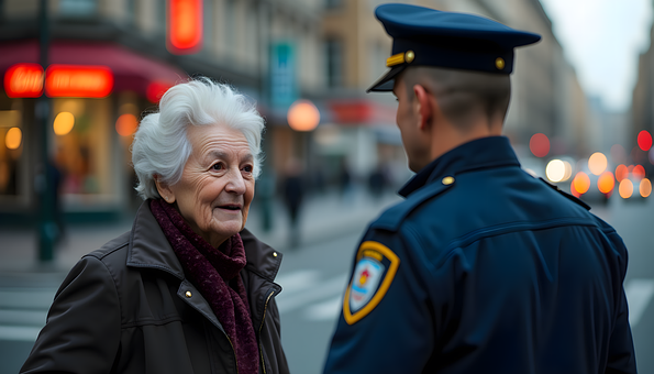 Free Ai Generated Old Woman illustration and picture
