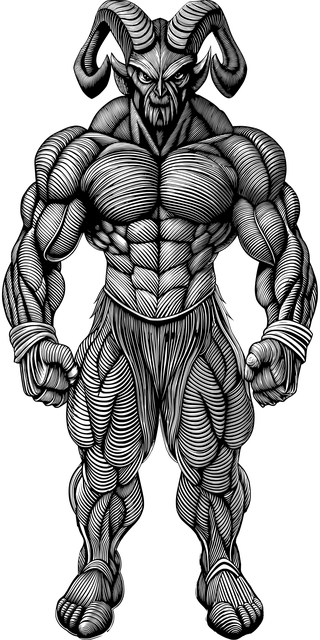 Free ai generated demon horns vector