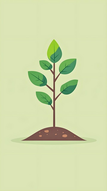 Free ai generated plant growth illustration