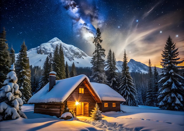 Free ai generated snow winter illustration