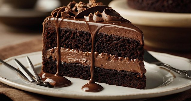 Ai Gerado, Bolo, Chocolate, Sobremesa