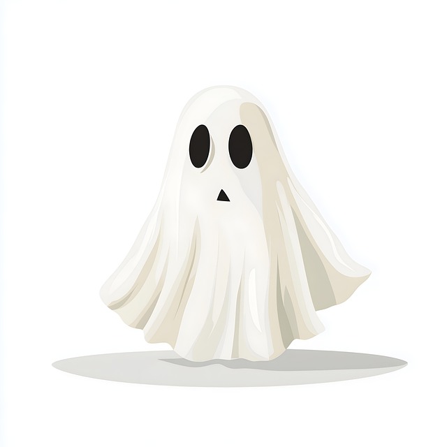 Free ai generated ghost halloween illustration